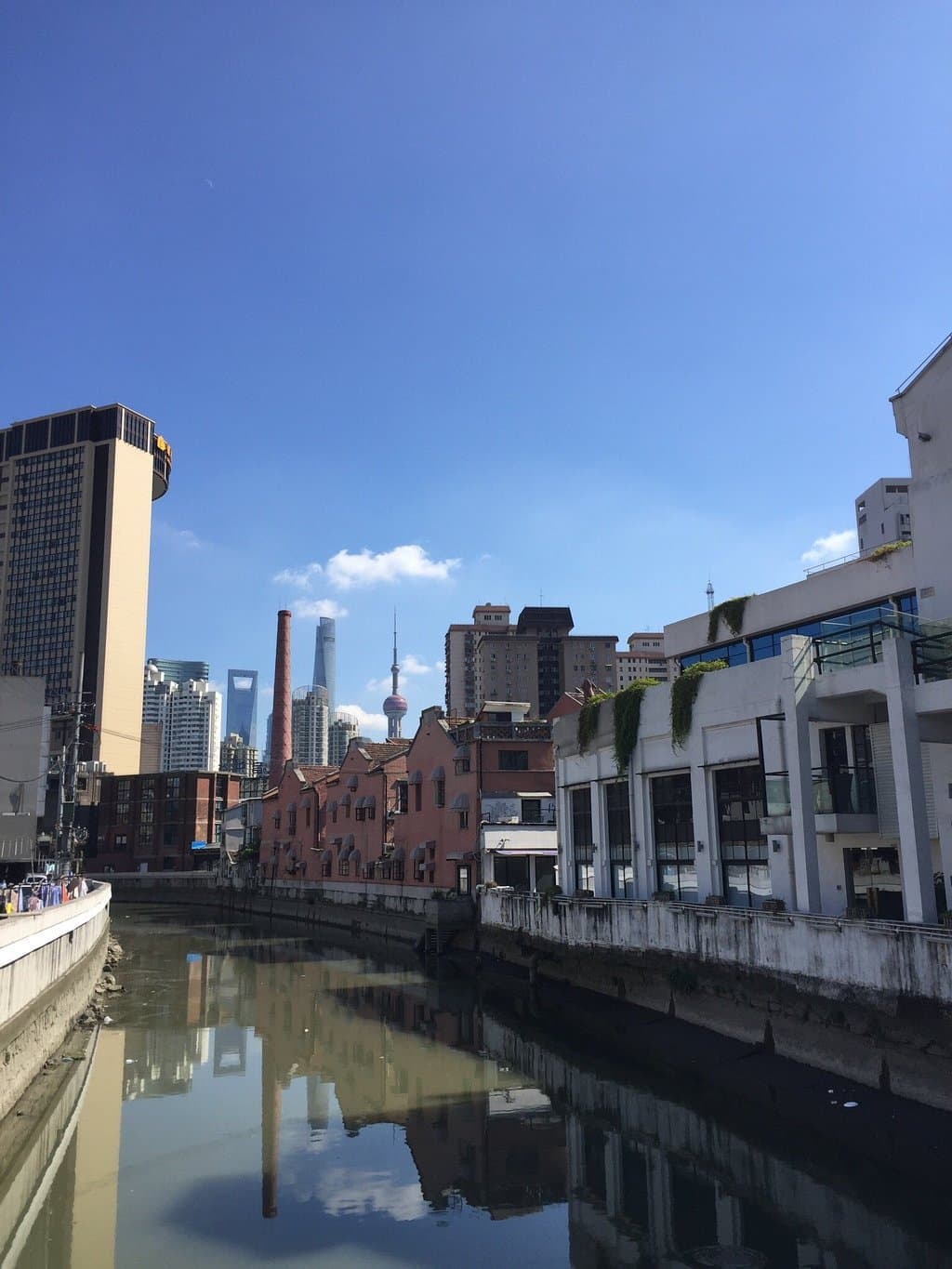 Inside view on a sunny day