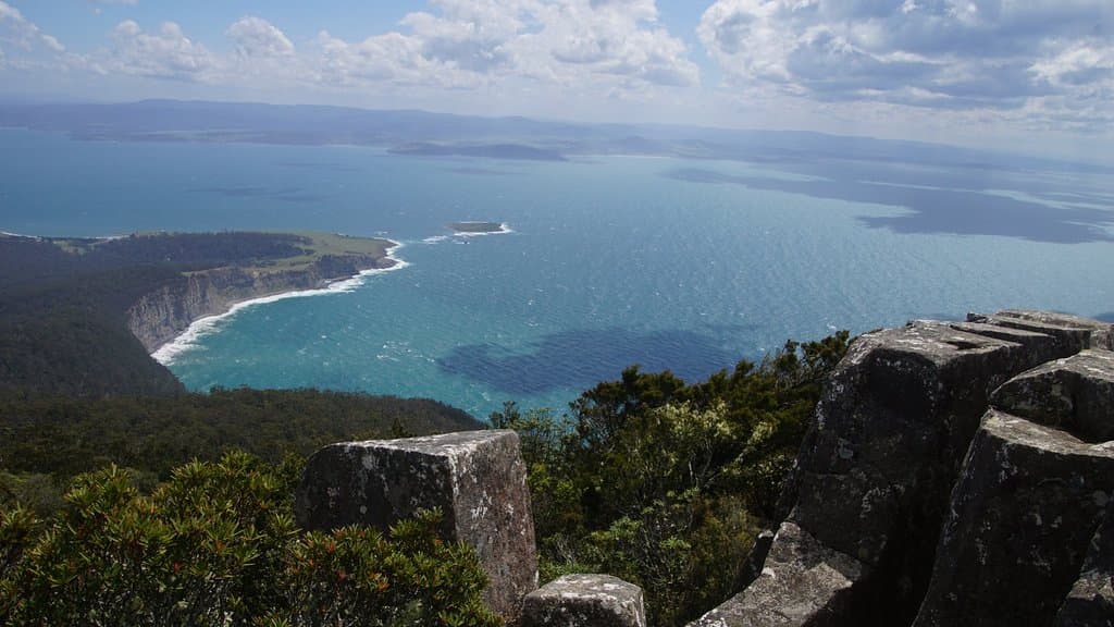 From on top of Bishop and Clerk