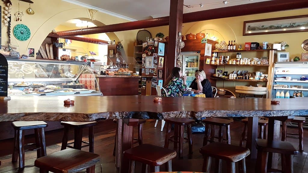 Huge long timber table