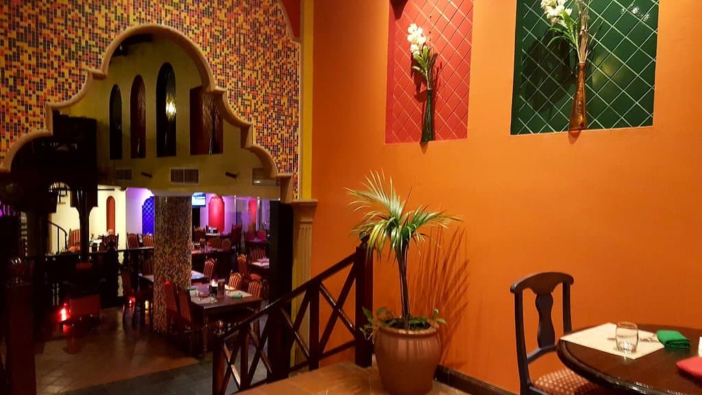 Stairs to private area