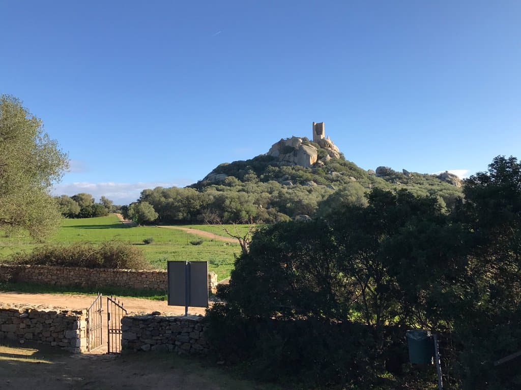 Collina granitica del Castello di Pedres.