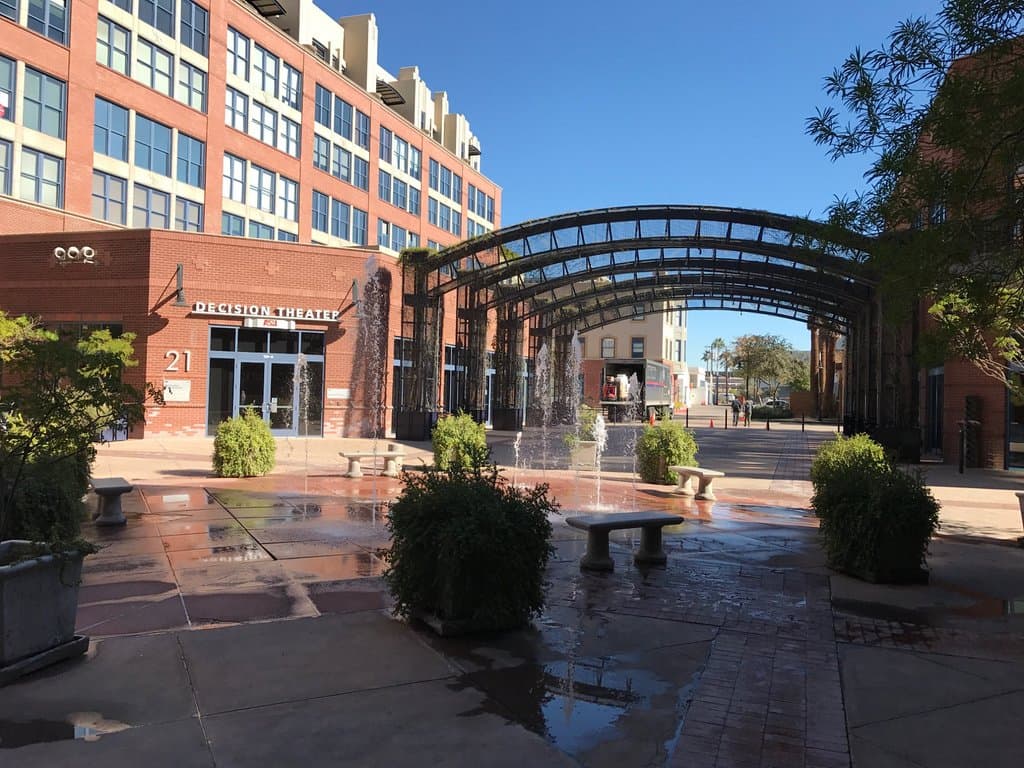Brickyard mall, the location of the Ceramics Center