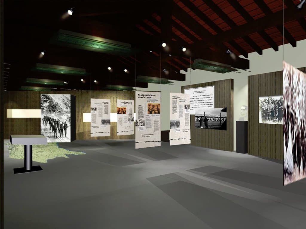Interior de la exposición