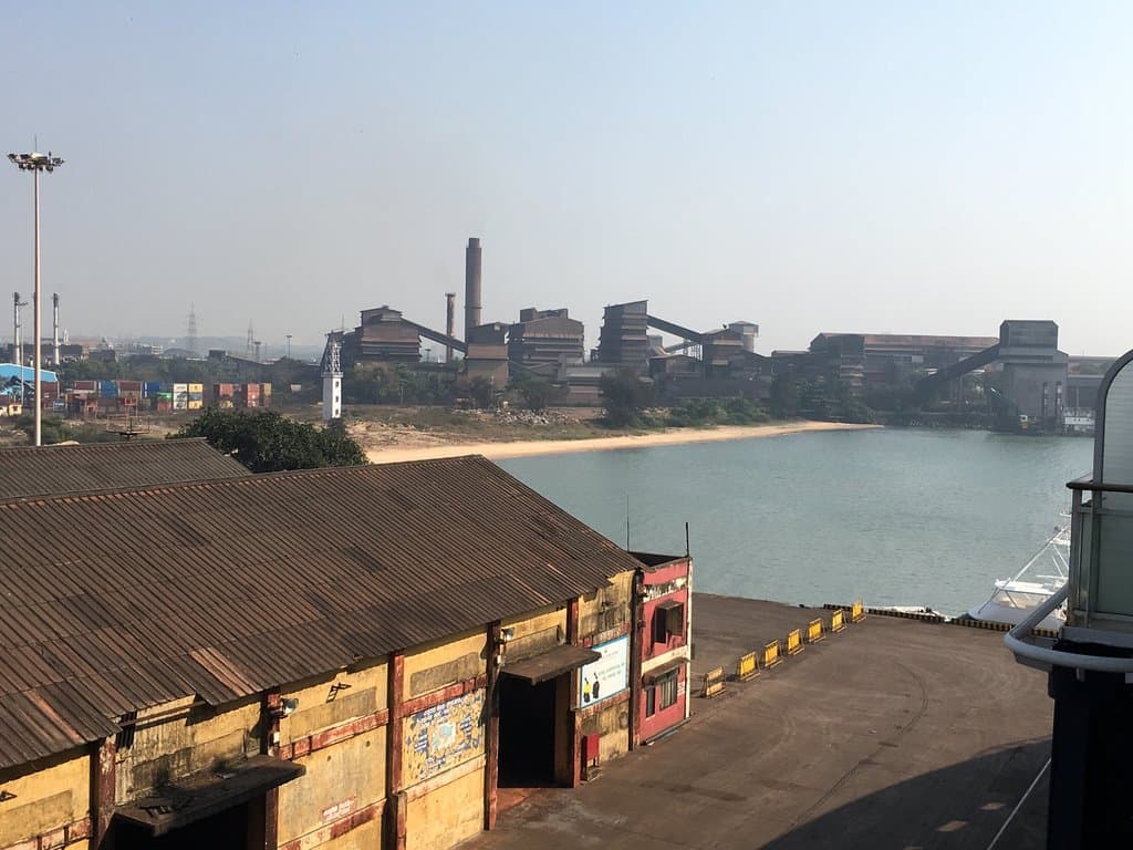 View from the ship