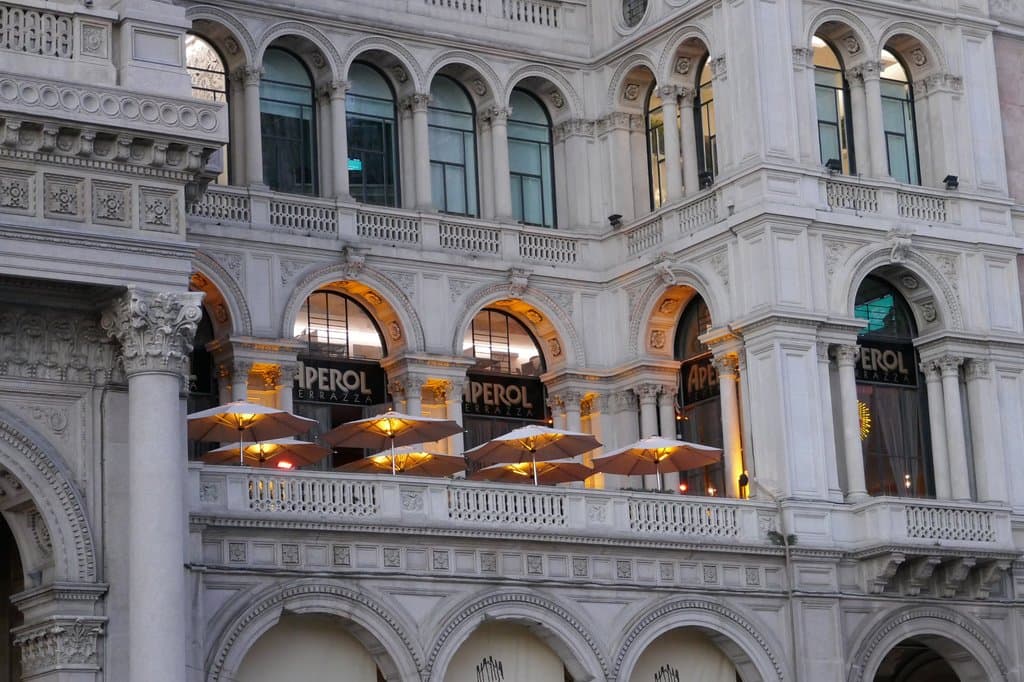 Terrazza Aperol from the piazza