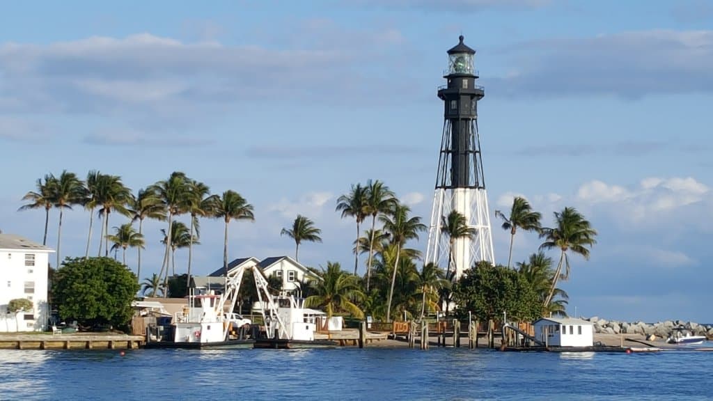 Drawbridge View of Hillsboro Lighthouse