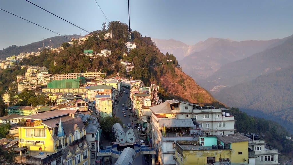 other side of ropeway