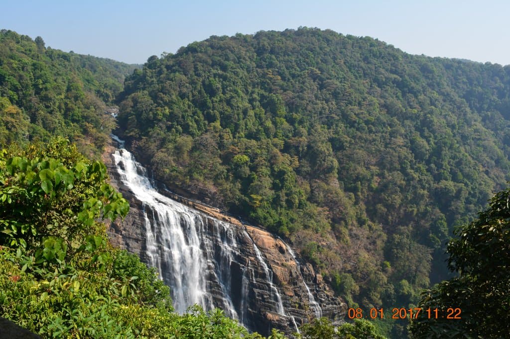 View from first step