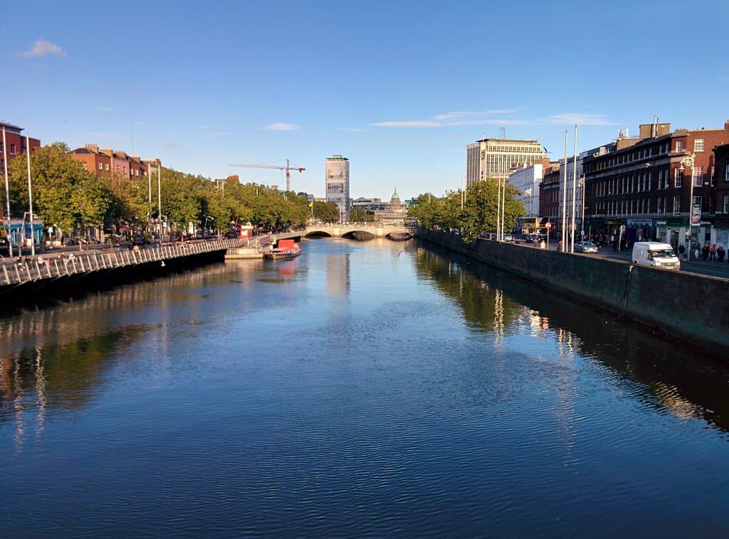Dublin canal area