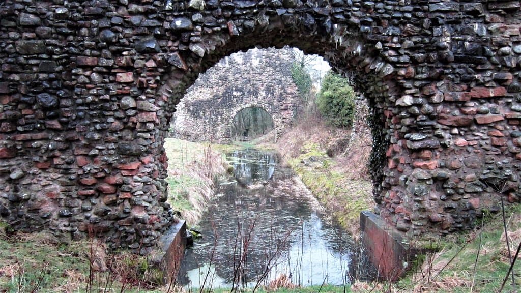 The moat, Lochmaben Castle
