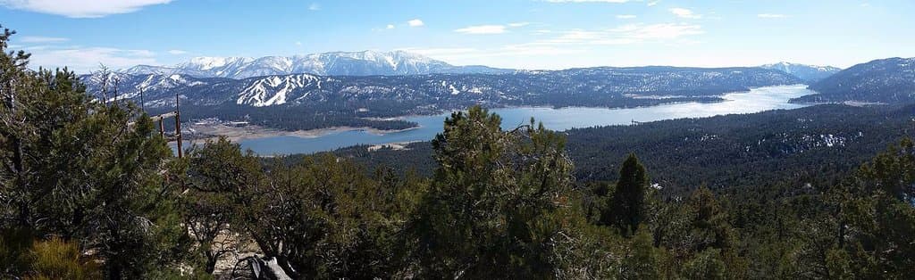 Big Bear Lake from Bertha's Peak
