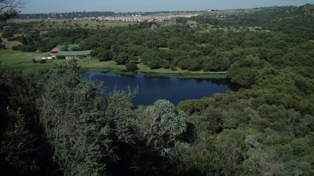 Overlooking the dam