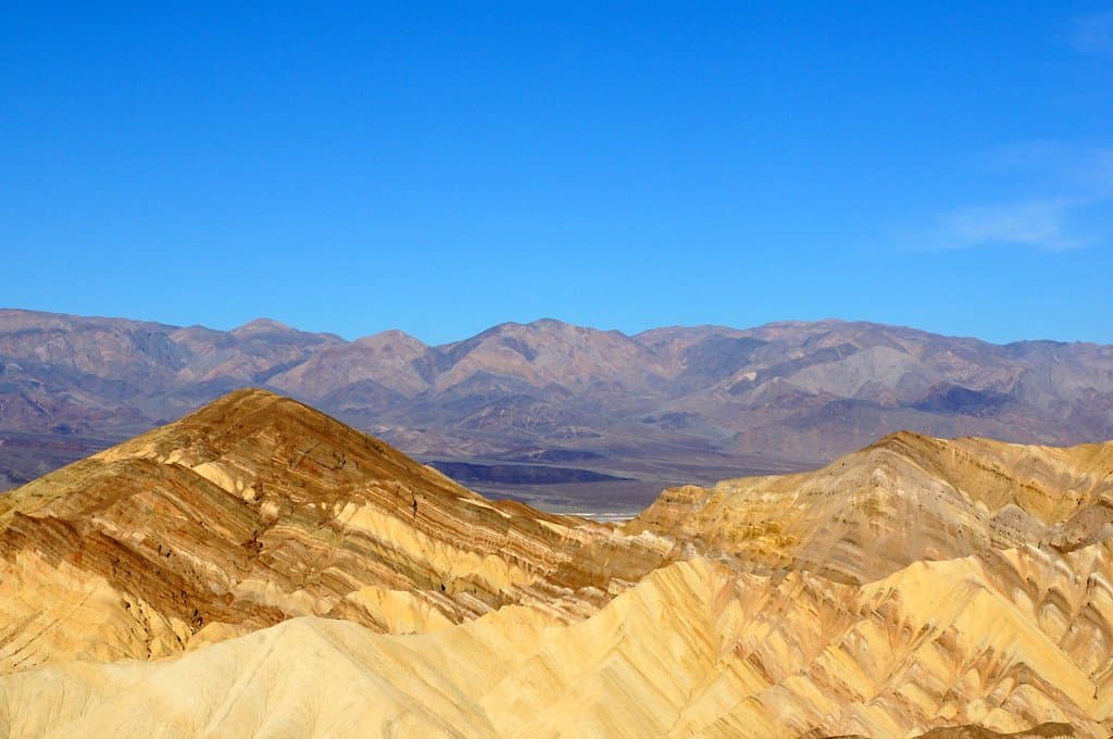 Early morning view from the Gower Gulch connector