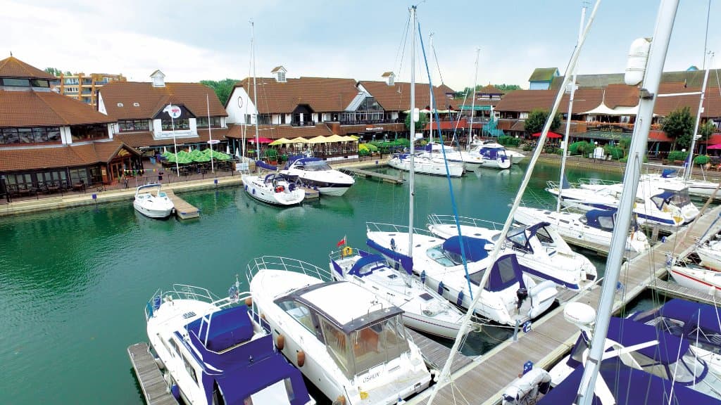 Waterside views at Port Solent