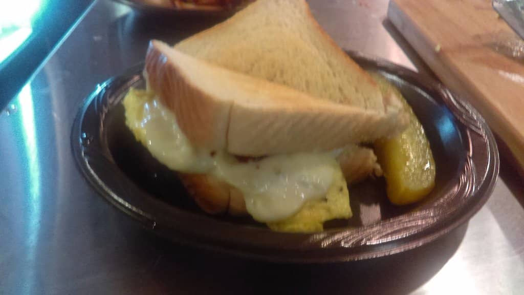 Unique 'Log Burger' Sandwich