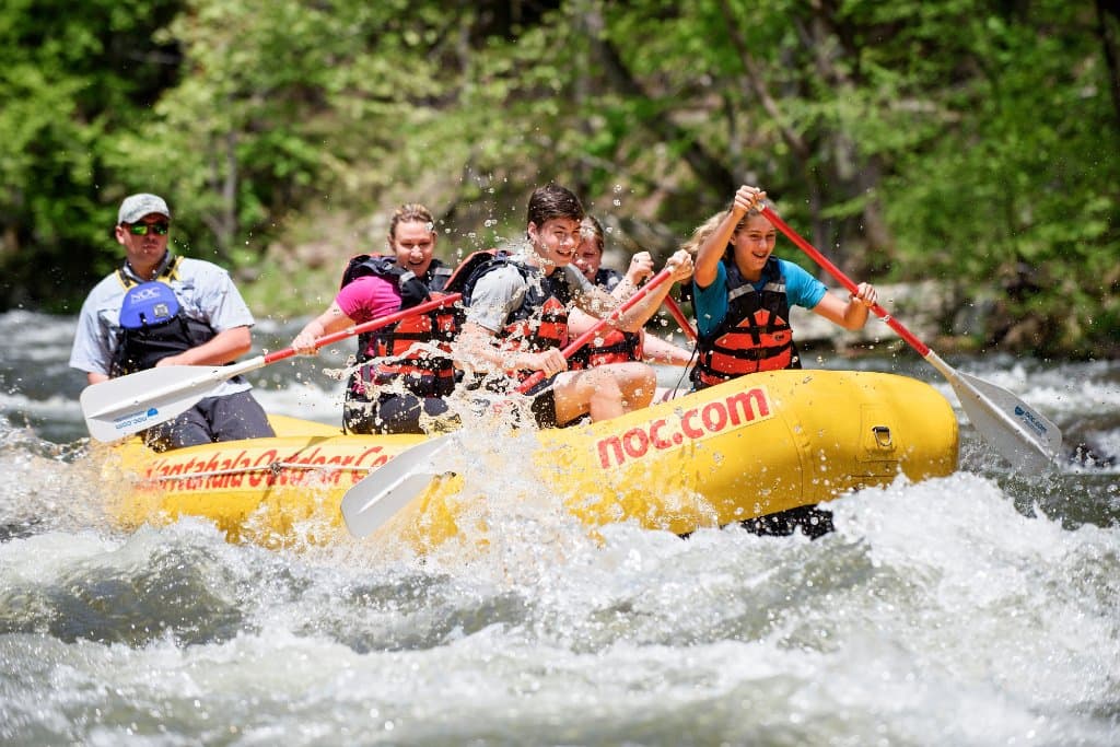 Raft the Nantahala River with NOC's highly experienced guides.