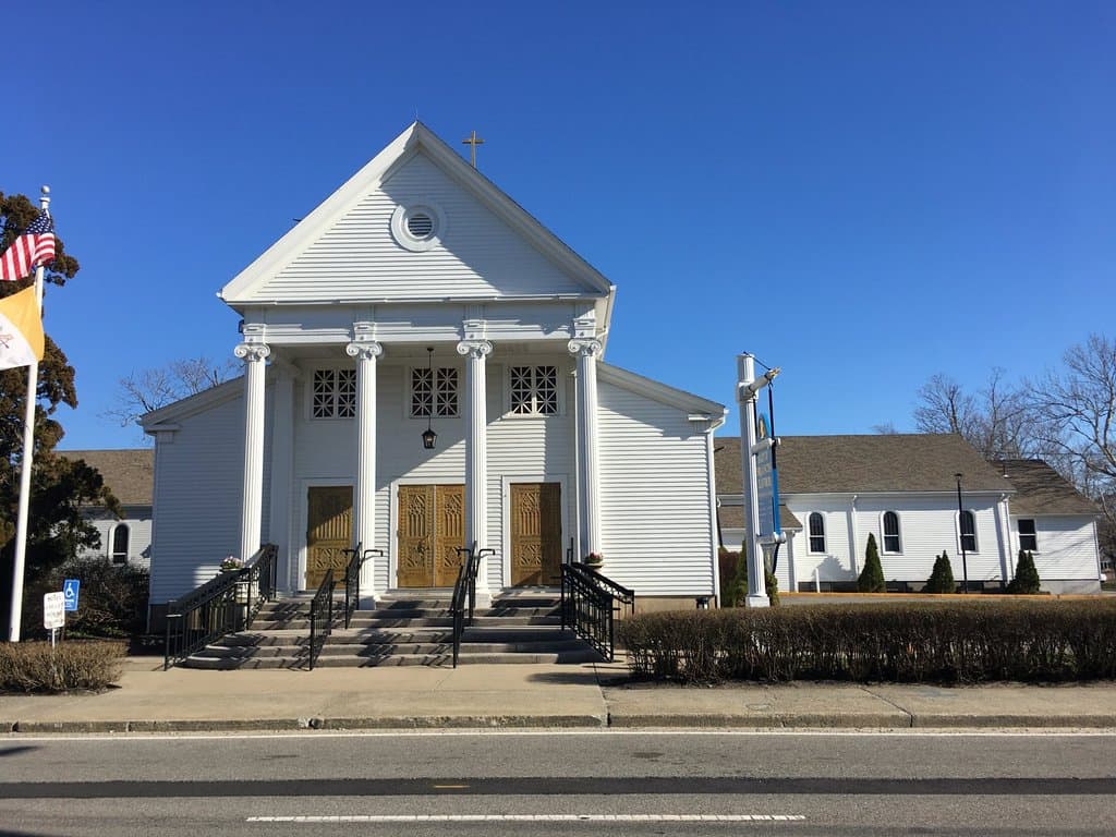 View of St Francis from across the street