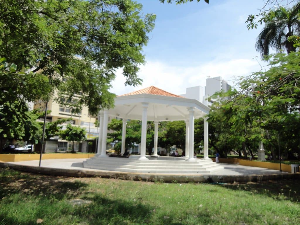 Parque del Centenario, Cartagena de Indias, Colombia.