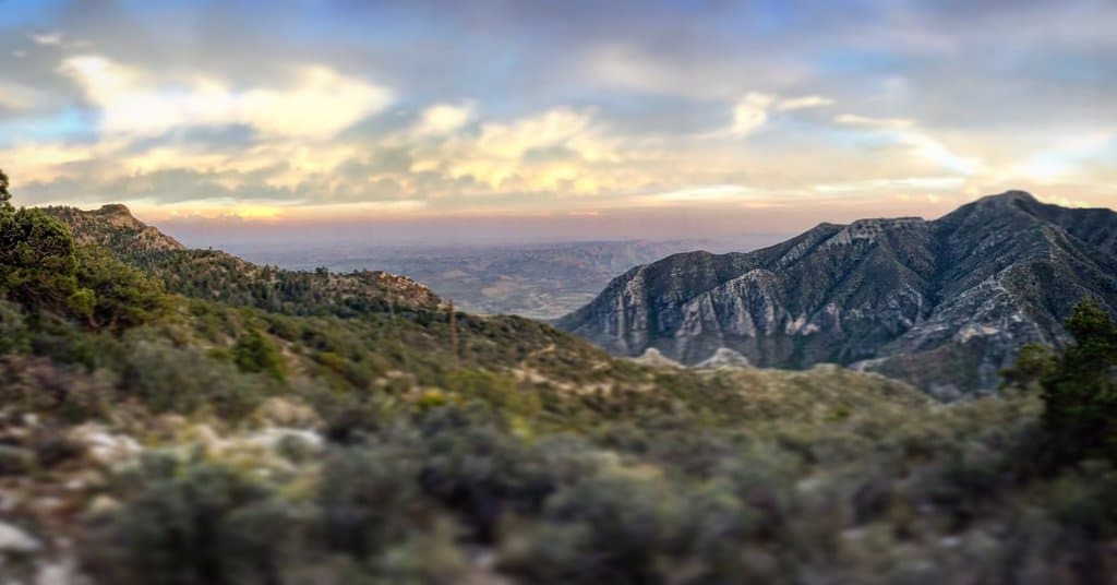 Guadalupe Peak from Pine Top