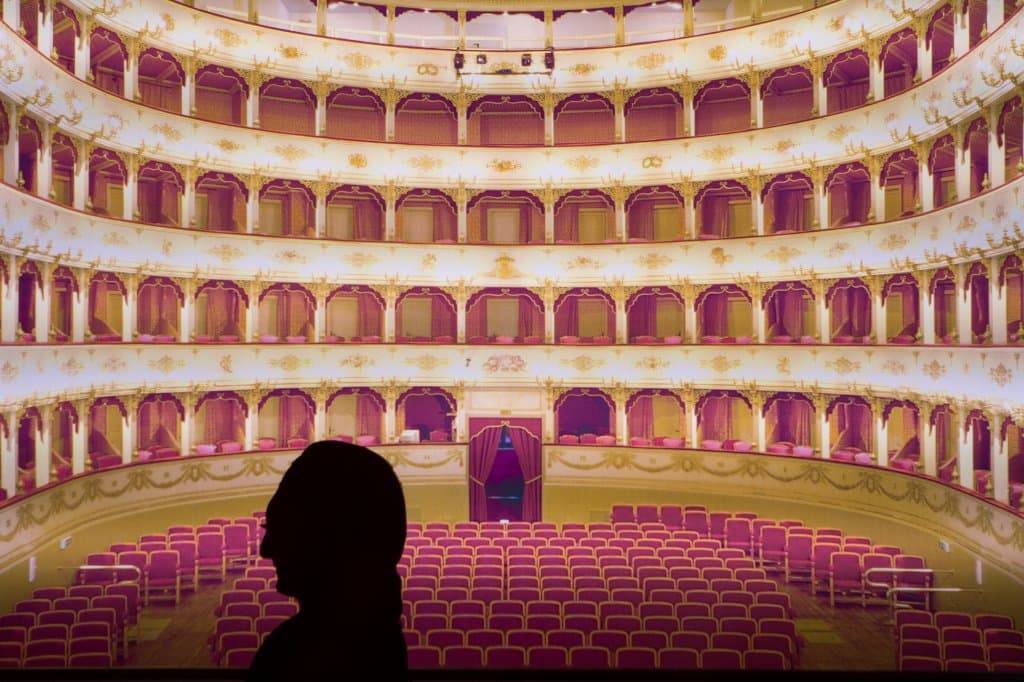 Teatro Rossini, riproduzione nella sala ascolto