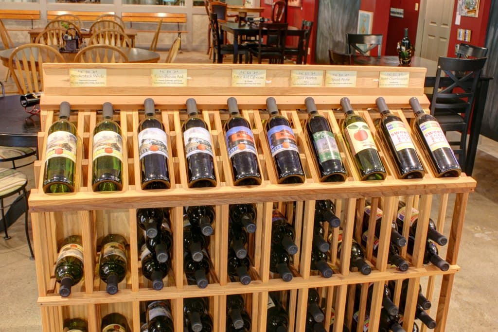 some of the wine selections