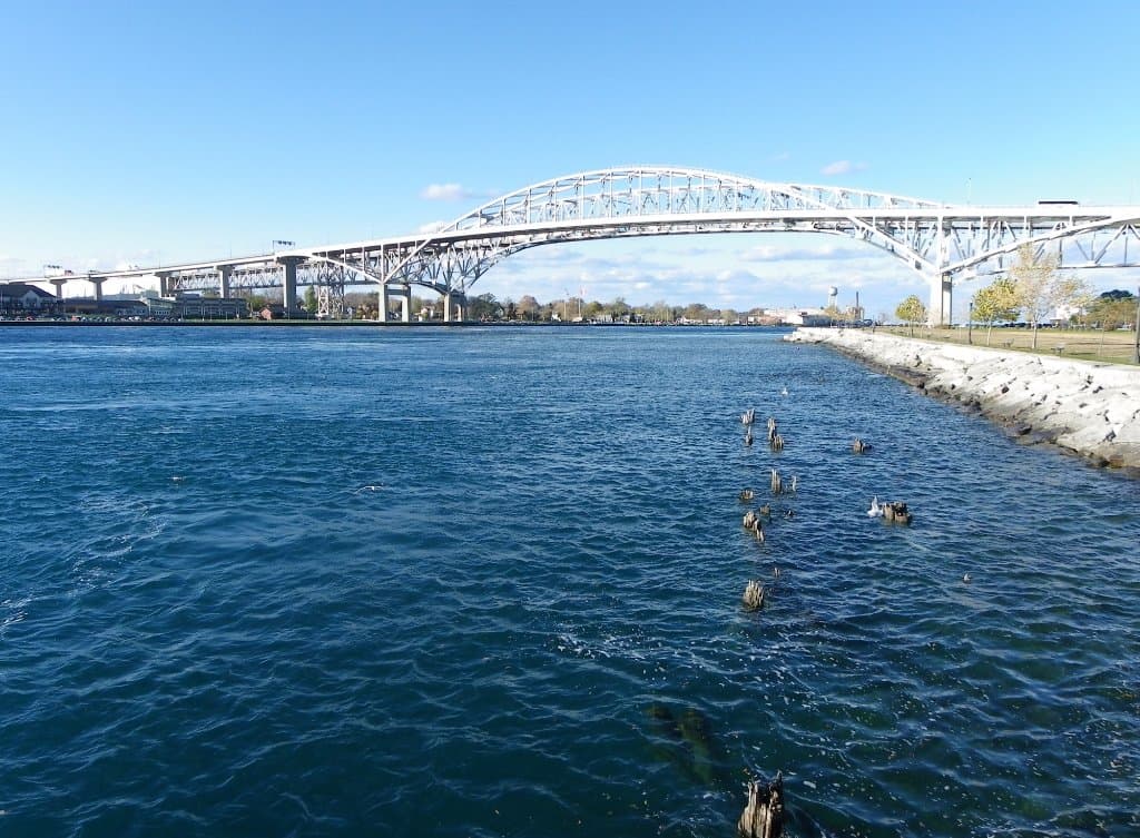 Bluewater Bridges from the walking Path