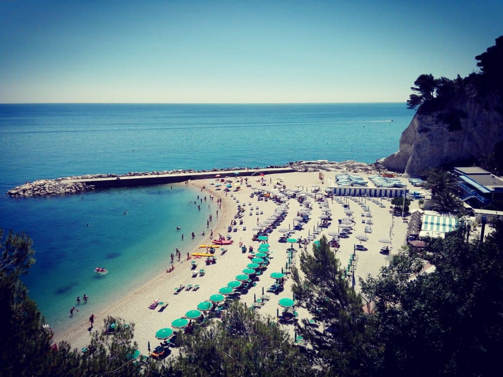 Spiaggia sud da una veduta