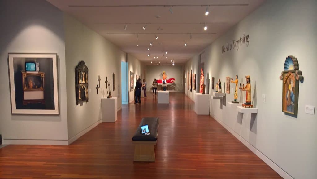 Storytelling exhibit wide shot
