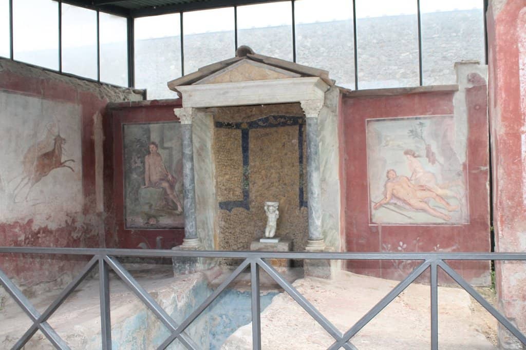 Vivid Frescoes of Mythological Scenes
