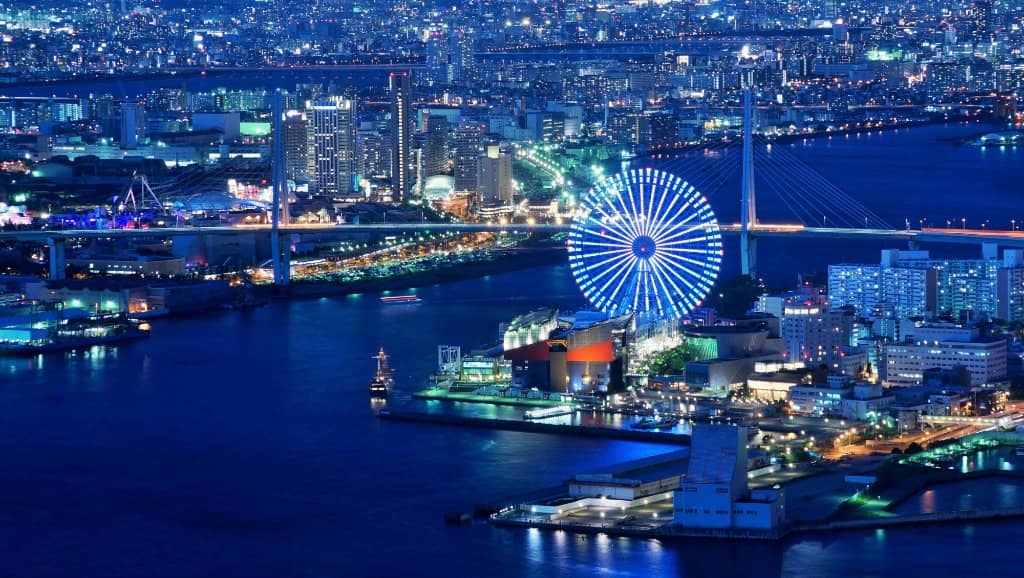 Panoramic Osaka Skyline