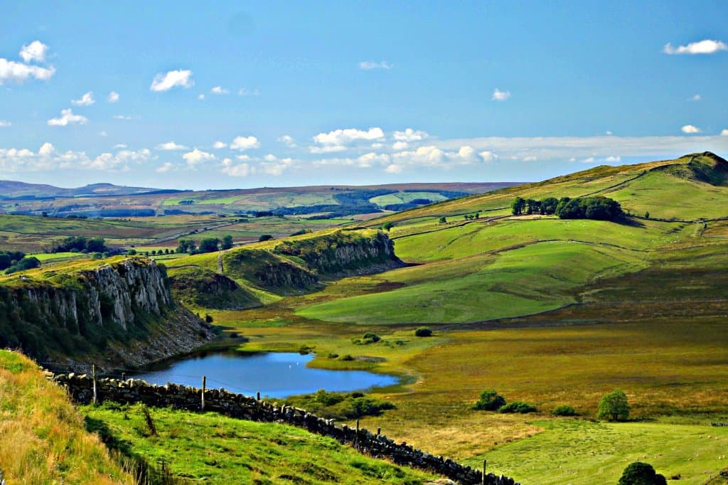 Crag Lough in Northumberland National Park