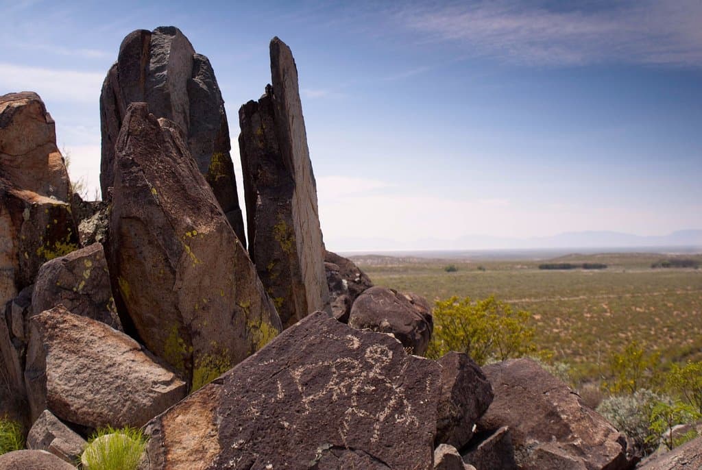 Looking over the Tularosa Basin
