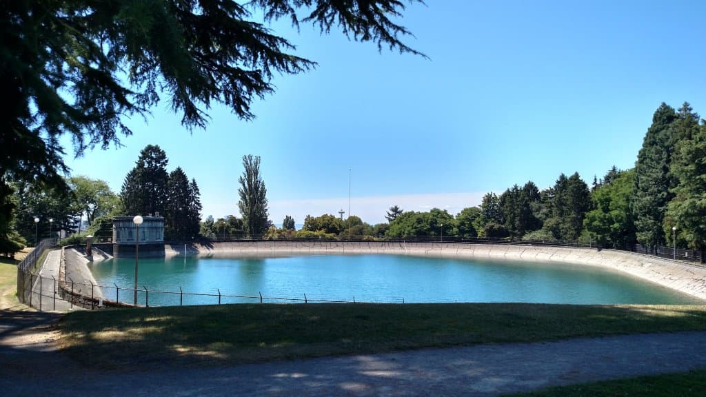 Reservoir looking to the west.