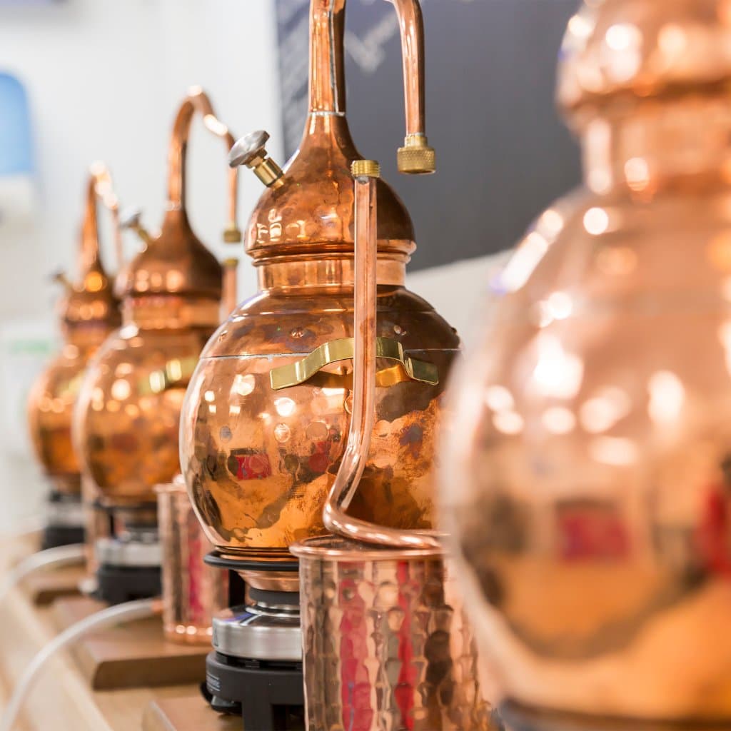 Mini Copper Stills