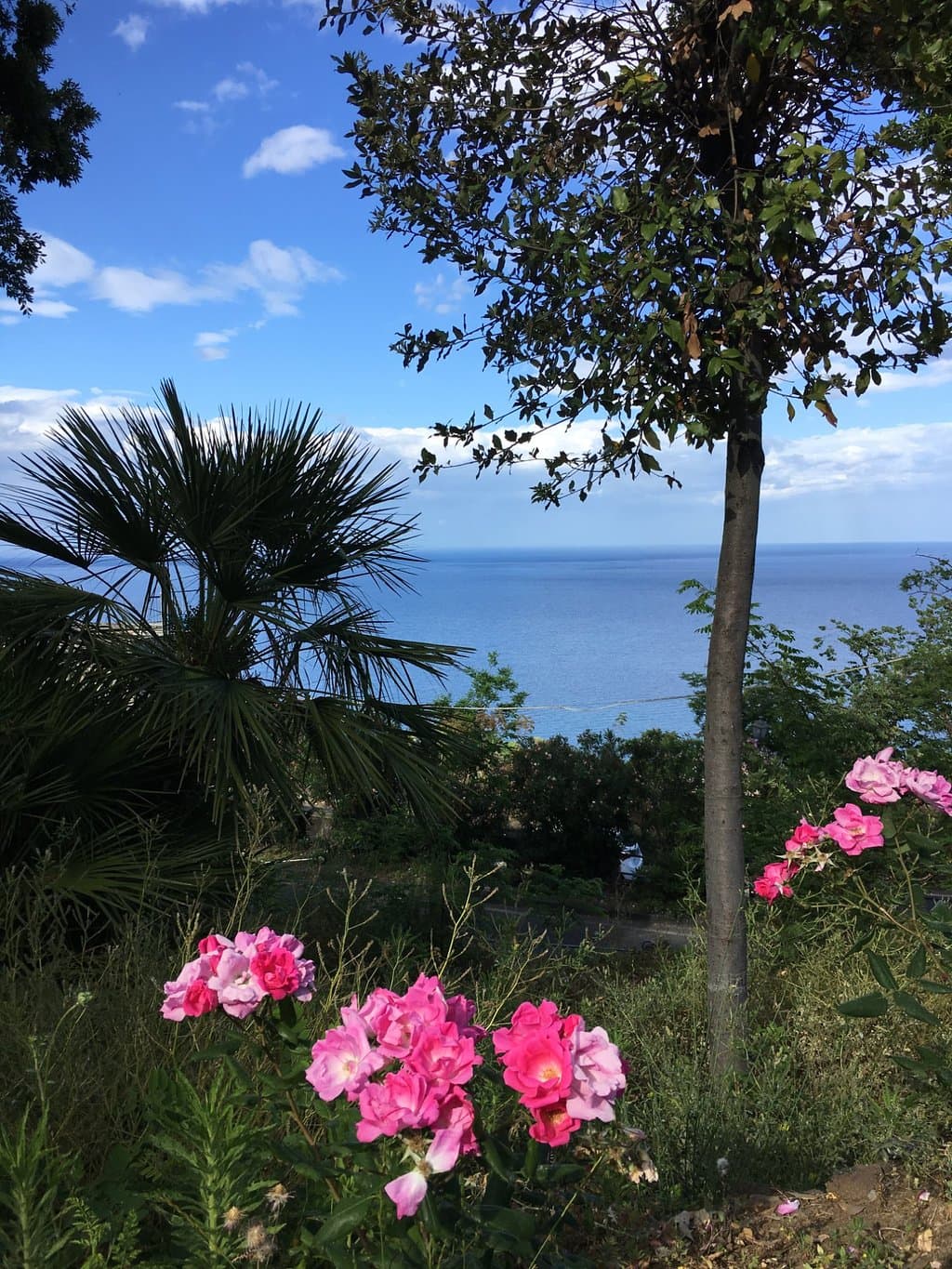 View of Ionian Sea, Villa Belvedere, Acireale