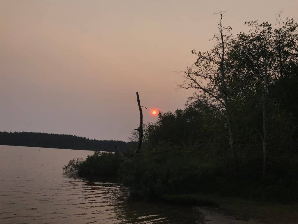 Remote Lakeside Camping