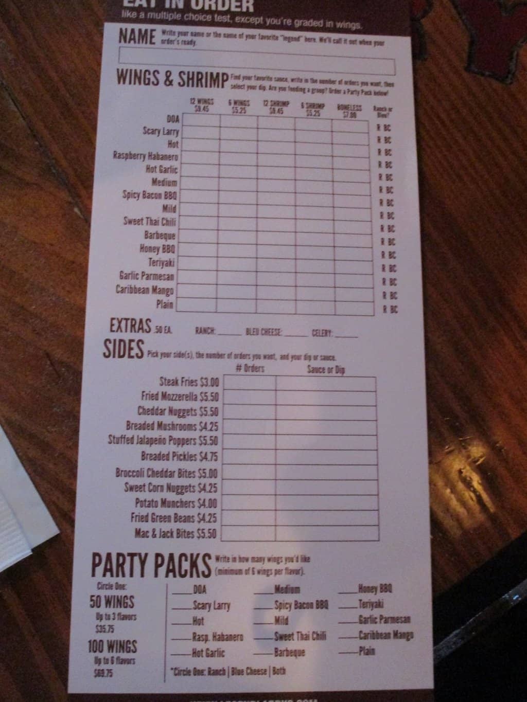 Award-Winning Wing Sauces