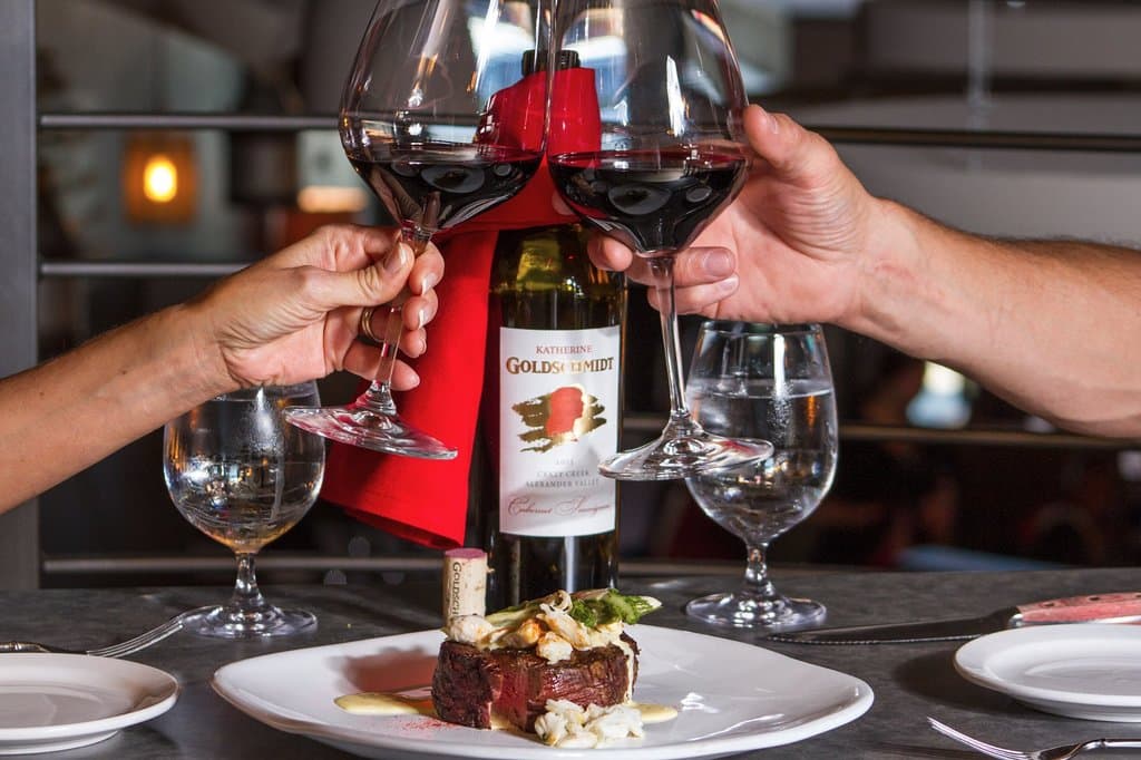 We have an extensive wine list