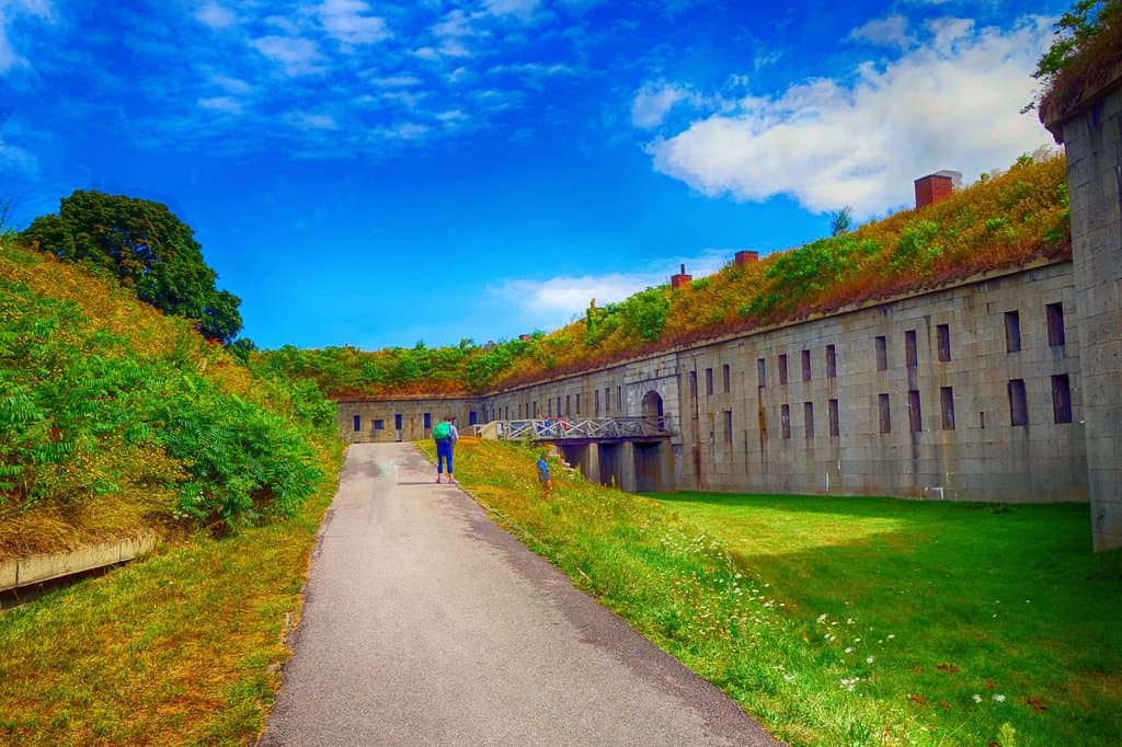 Entrance to Fort Warren, Georges island