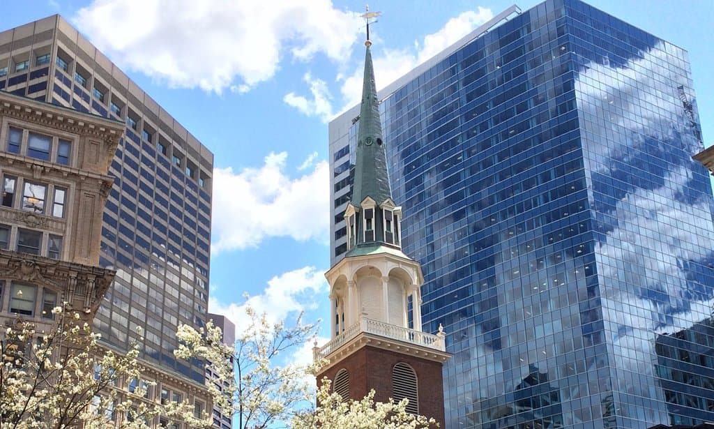 Steeple in Spring