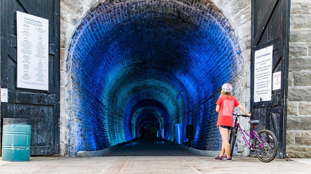 South entrance of the revitalized Brockville Railway Tunnel. Photo by Keith Hare.