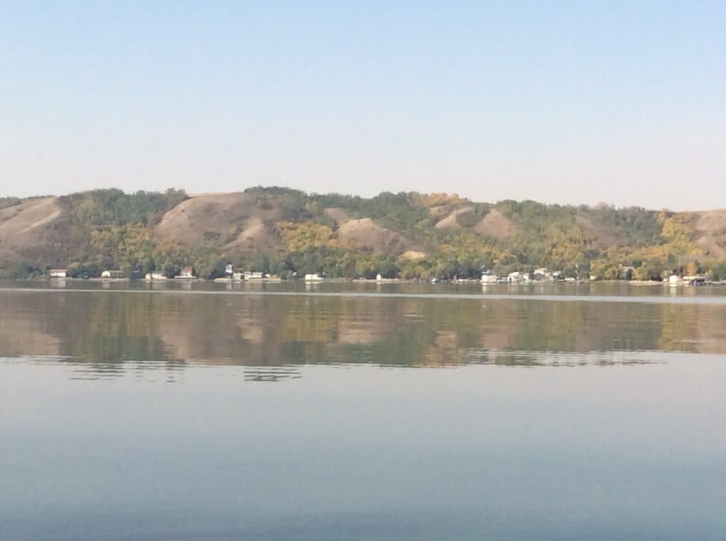 View of the lake