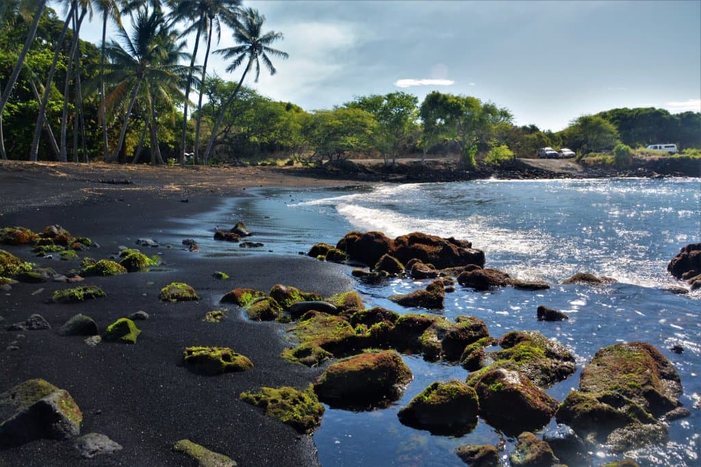 a span of the beach