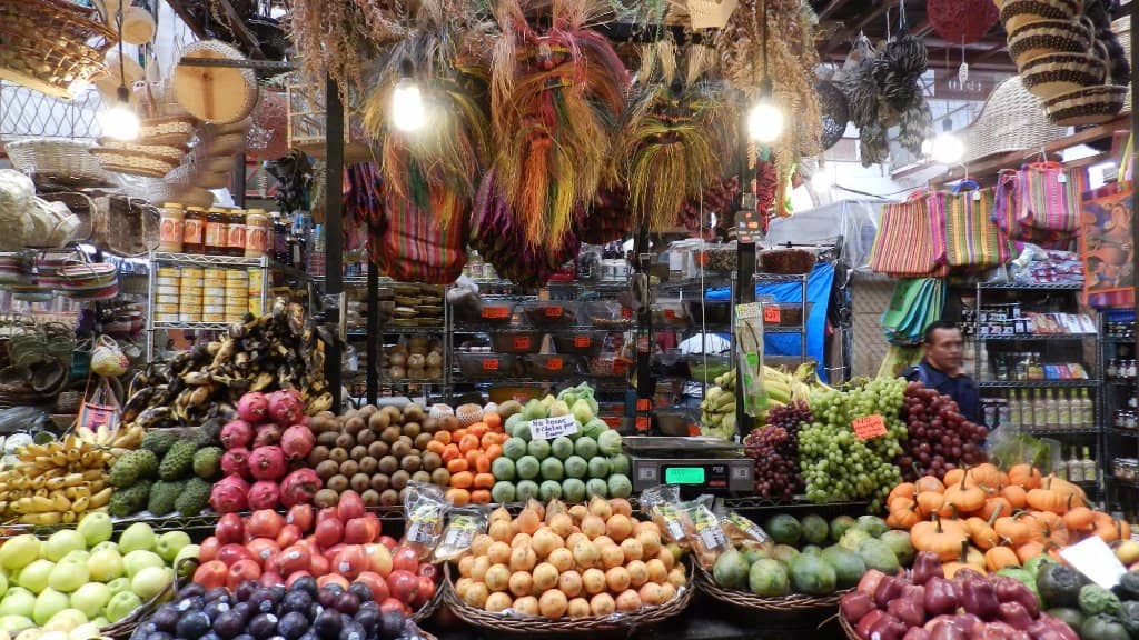 Vibrant Market Stalls