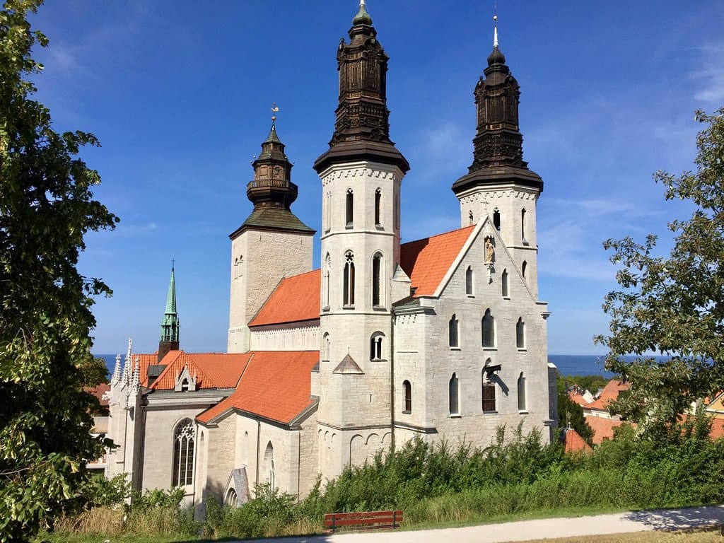 Visby Cathedral, S:t Mary - exterior: from the east.