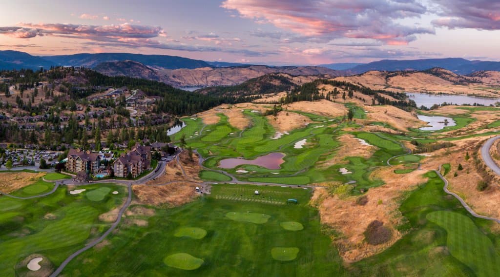 Drone view of the Predator Course