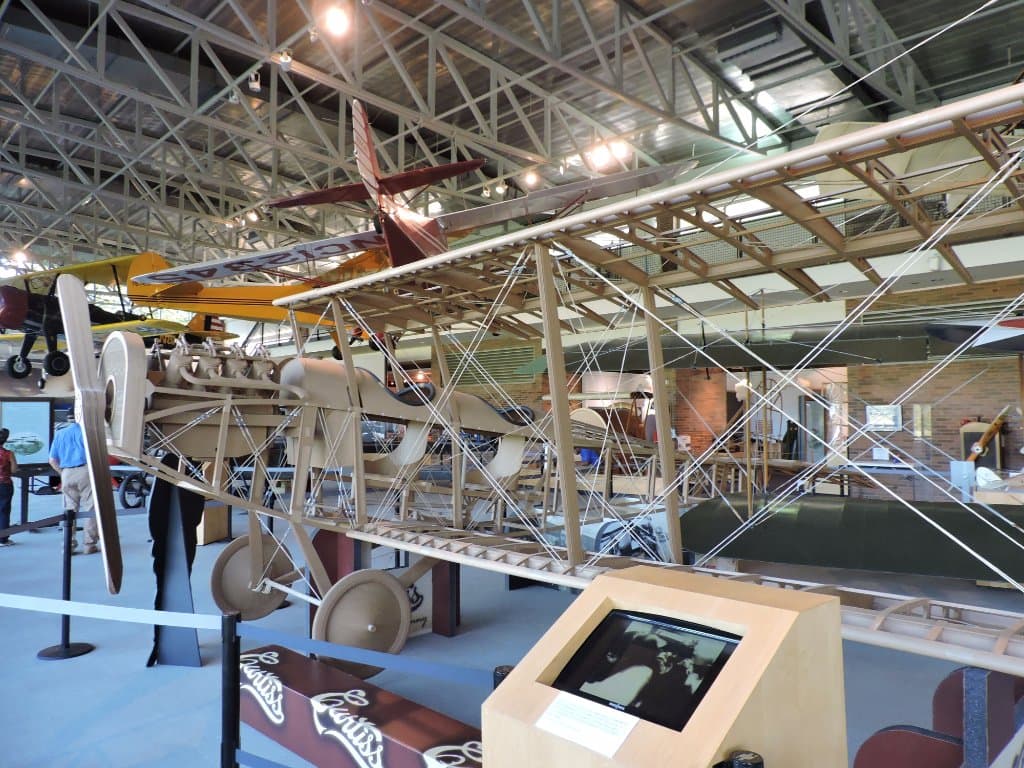 Plywood Curtis Biplane Replica
