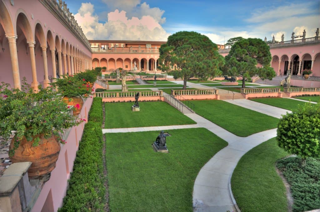 Museum of Art Courtyard at The Ringling