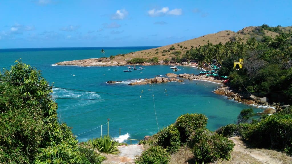 Vista da praia