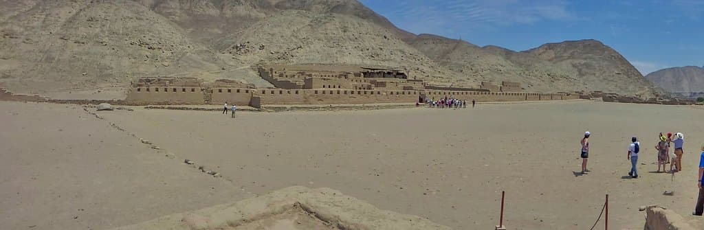 Panorama of the site